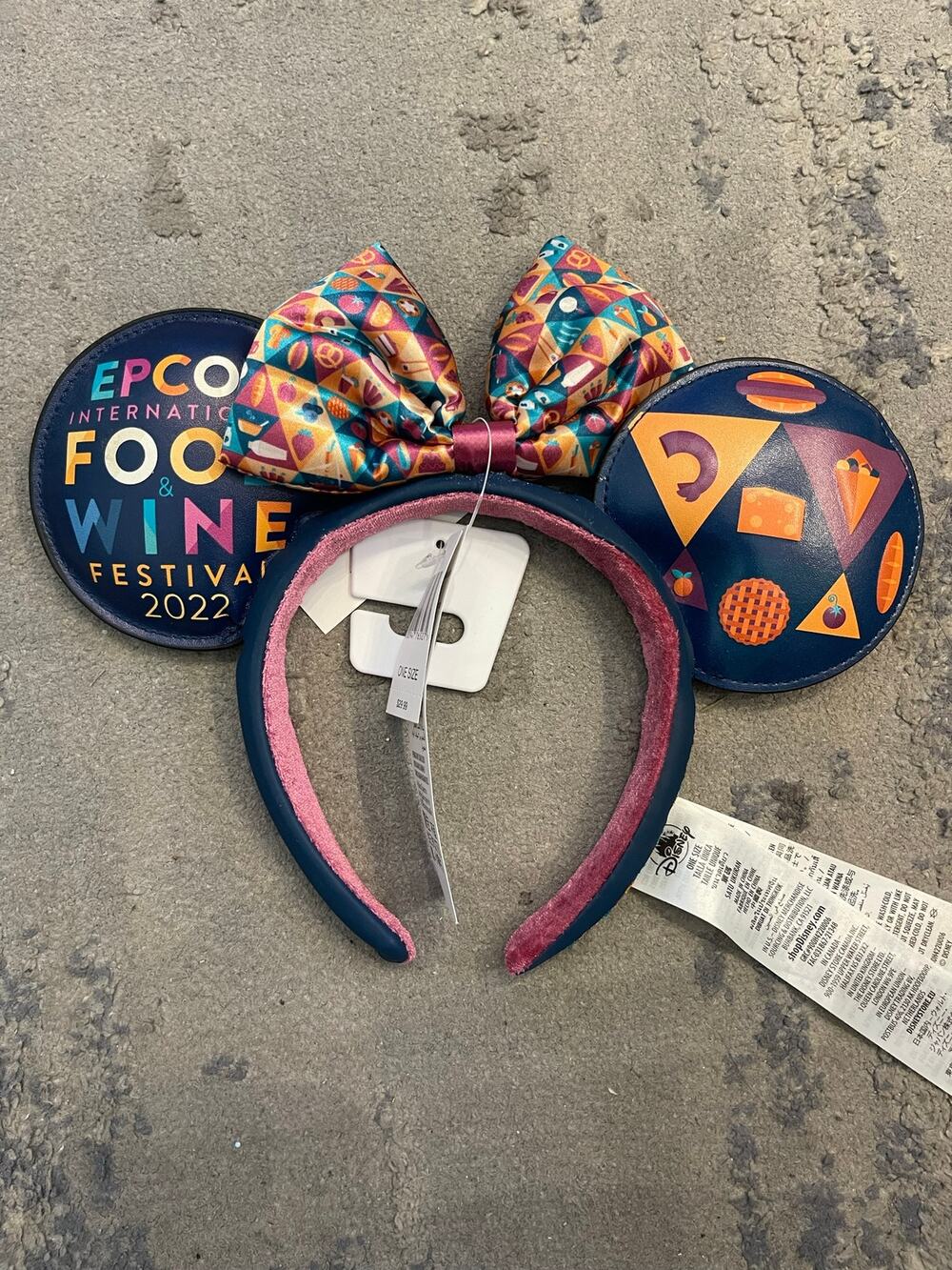 Disney Food and Wine Epcot Ears Headband